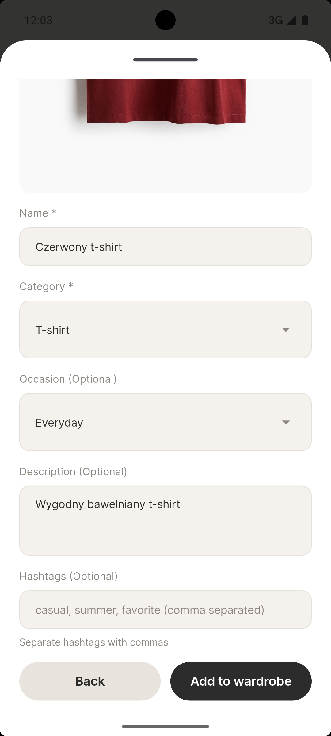 WardroVision screenshot